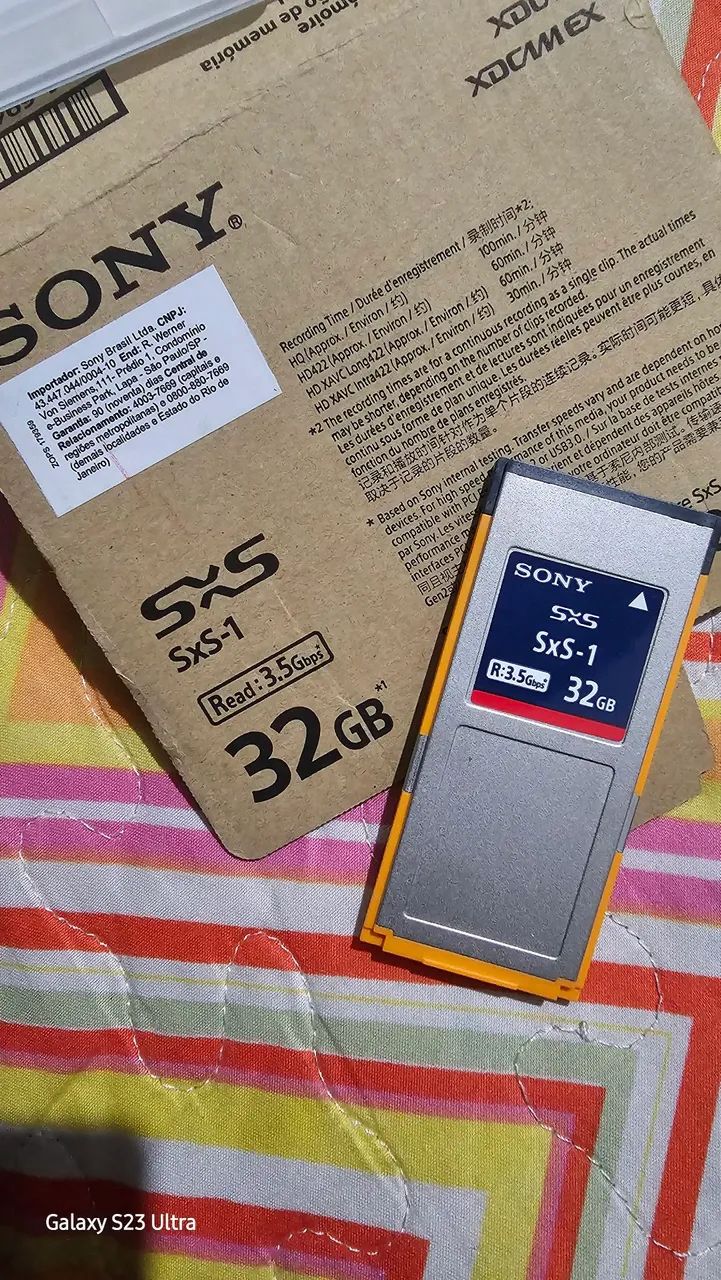 Cartão de Memória SxS 32GB Sony SBS-32G1C - Foto 5