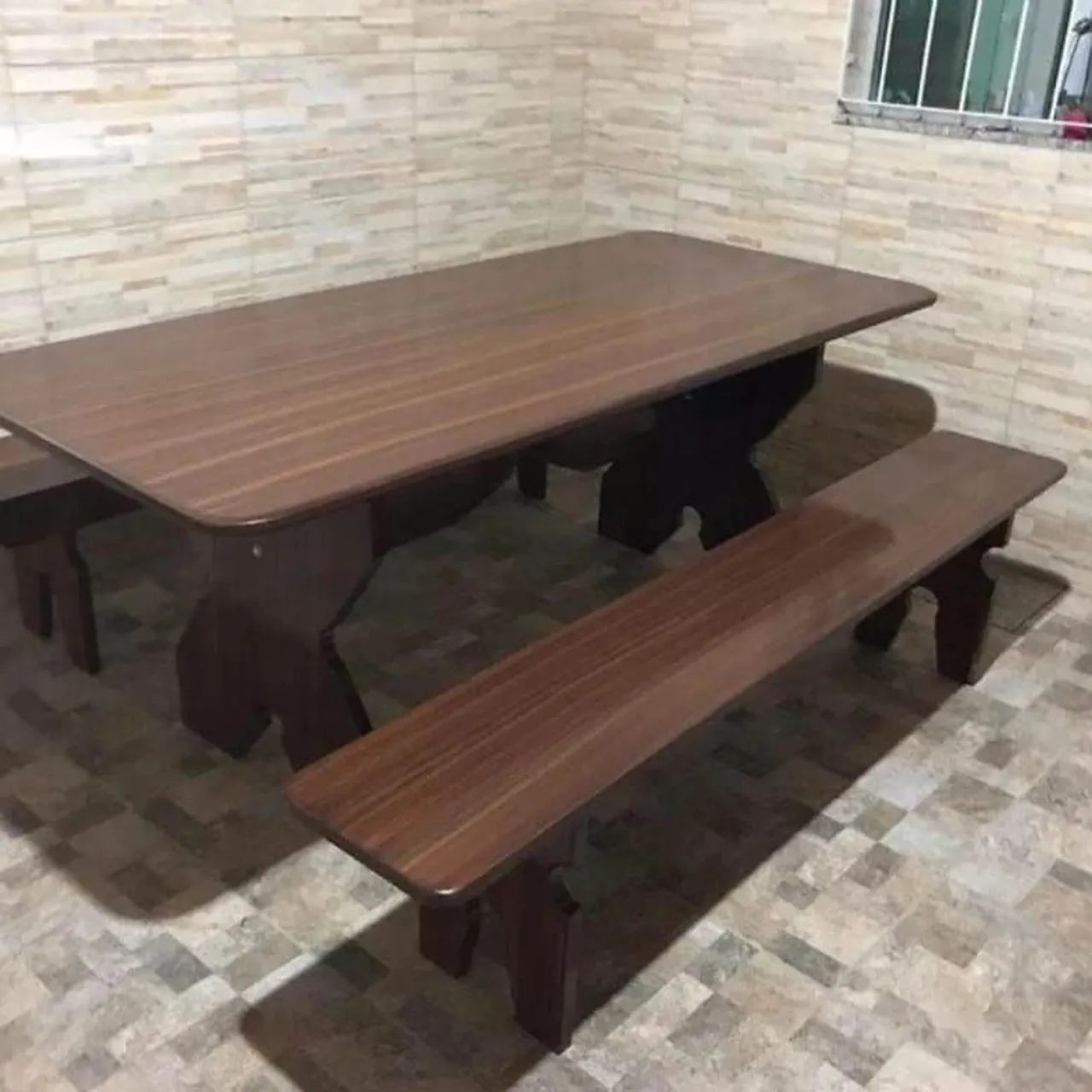 Conjunto Mesa pedra de ardósia  - Foto 5