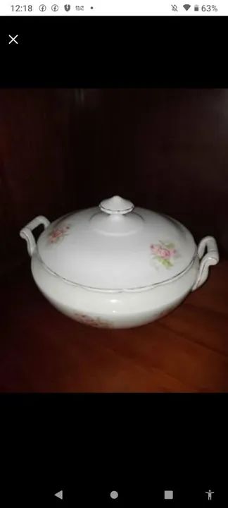 Sopeira antiga em porcelana - Foto 3