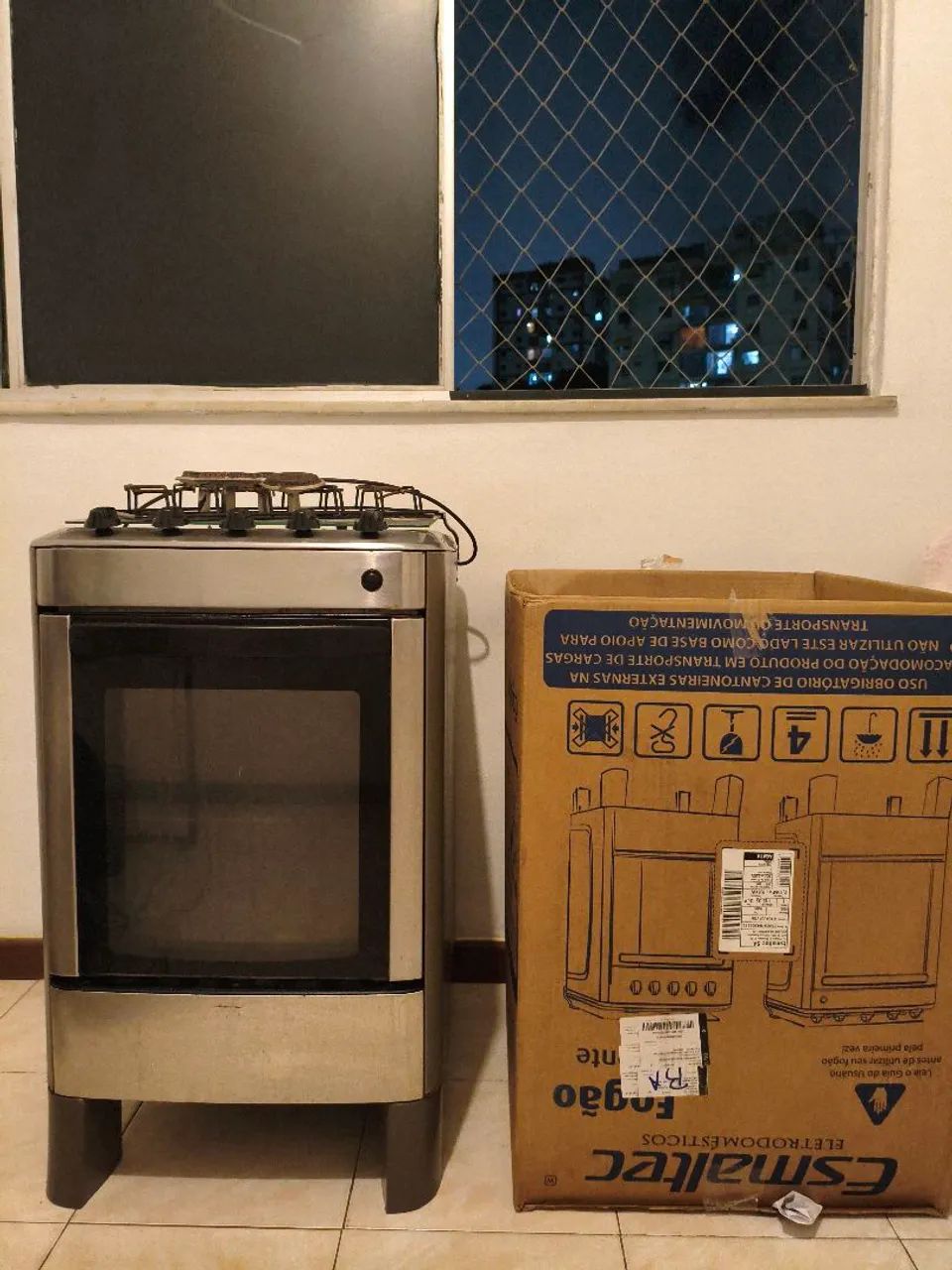 FOGÃO 4 BOCAS ESLMALTEC USADO - Foto 4