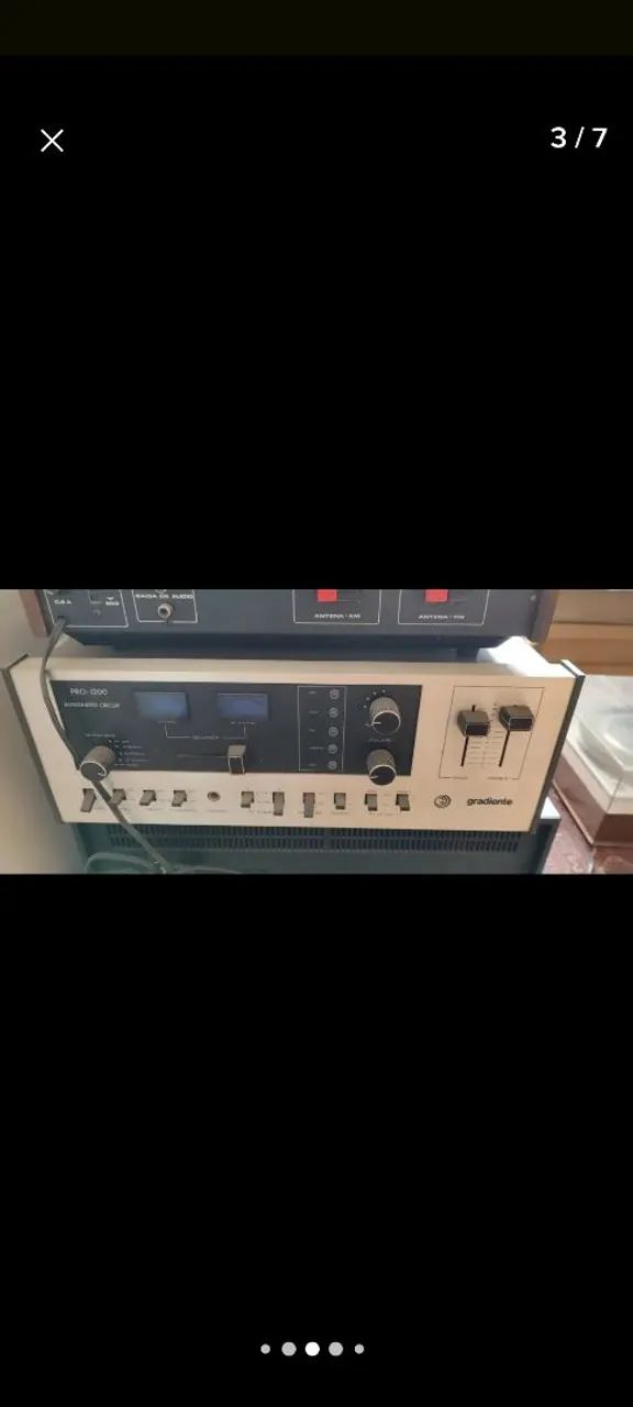Som Philips Ga408, Technics 616, Gradiente 1200, Quasar 10000 - RETIRADA - Foto 3