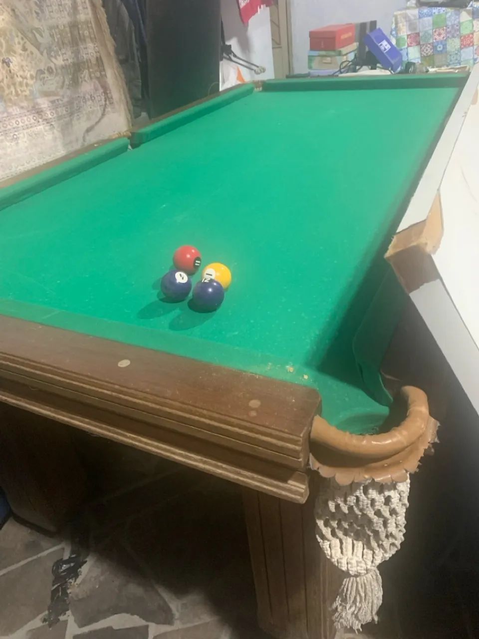 Mesa Brilhar Sinuca (Pedra) LEIA O ANÚNCIO 