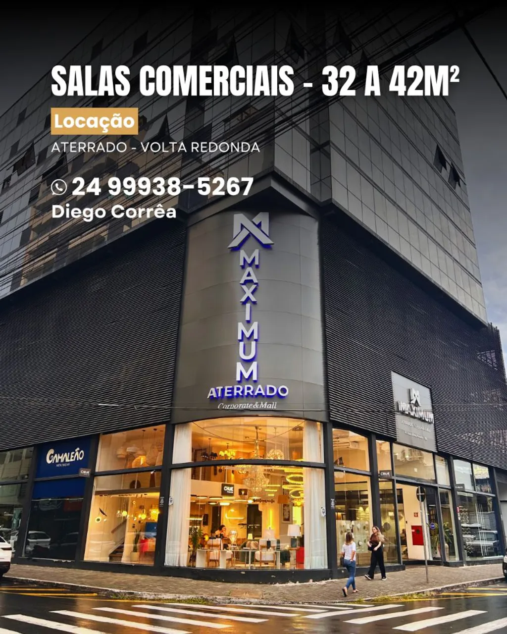 Salas comerciais para locação no Aterrado - Volta Redonda/RJ