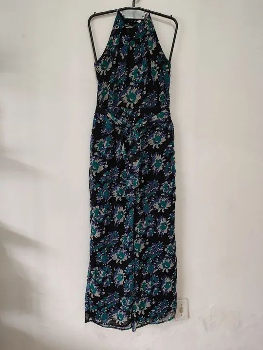Macacão Longo Floral
