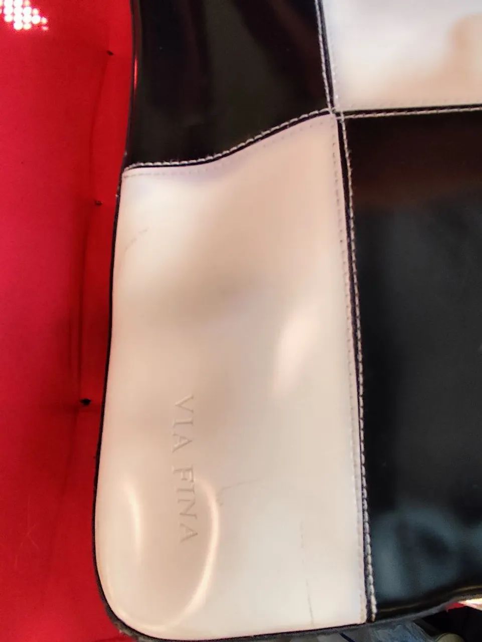 Bolsa de ombro bicolor elegante CLUCH - Foto 5
