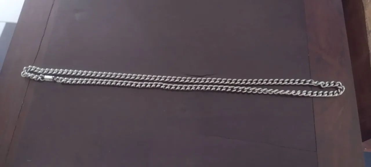 Cordão de aço escovado - usado