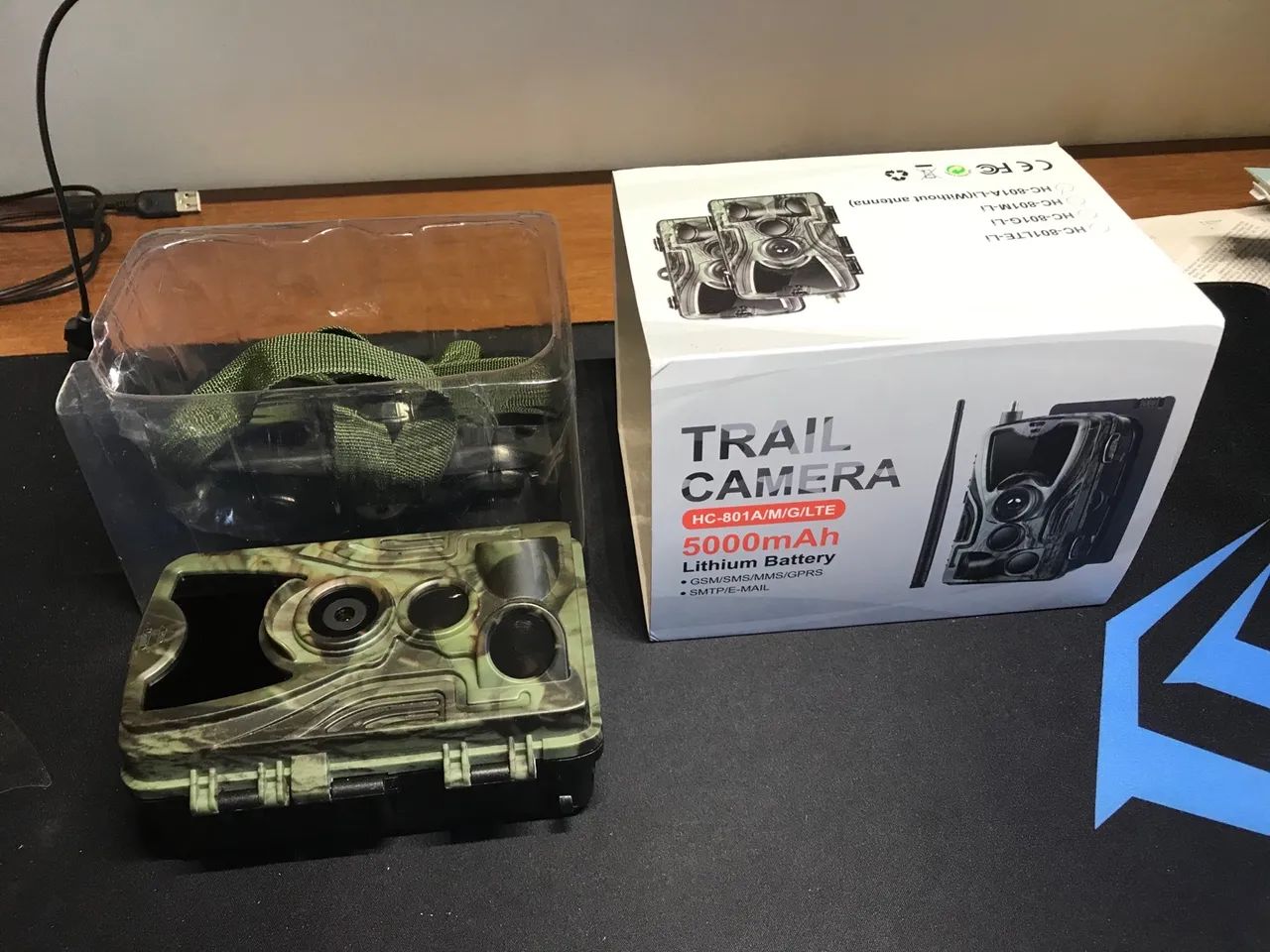 Câmera caça Trail HC-801A 5000mAh