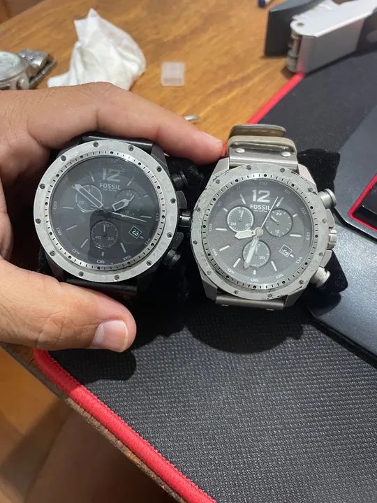 Relógios Fossil Masculinos - Par de Relógios