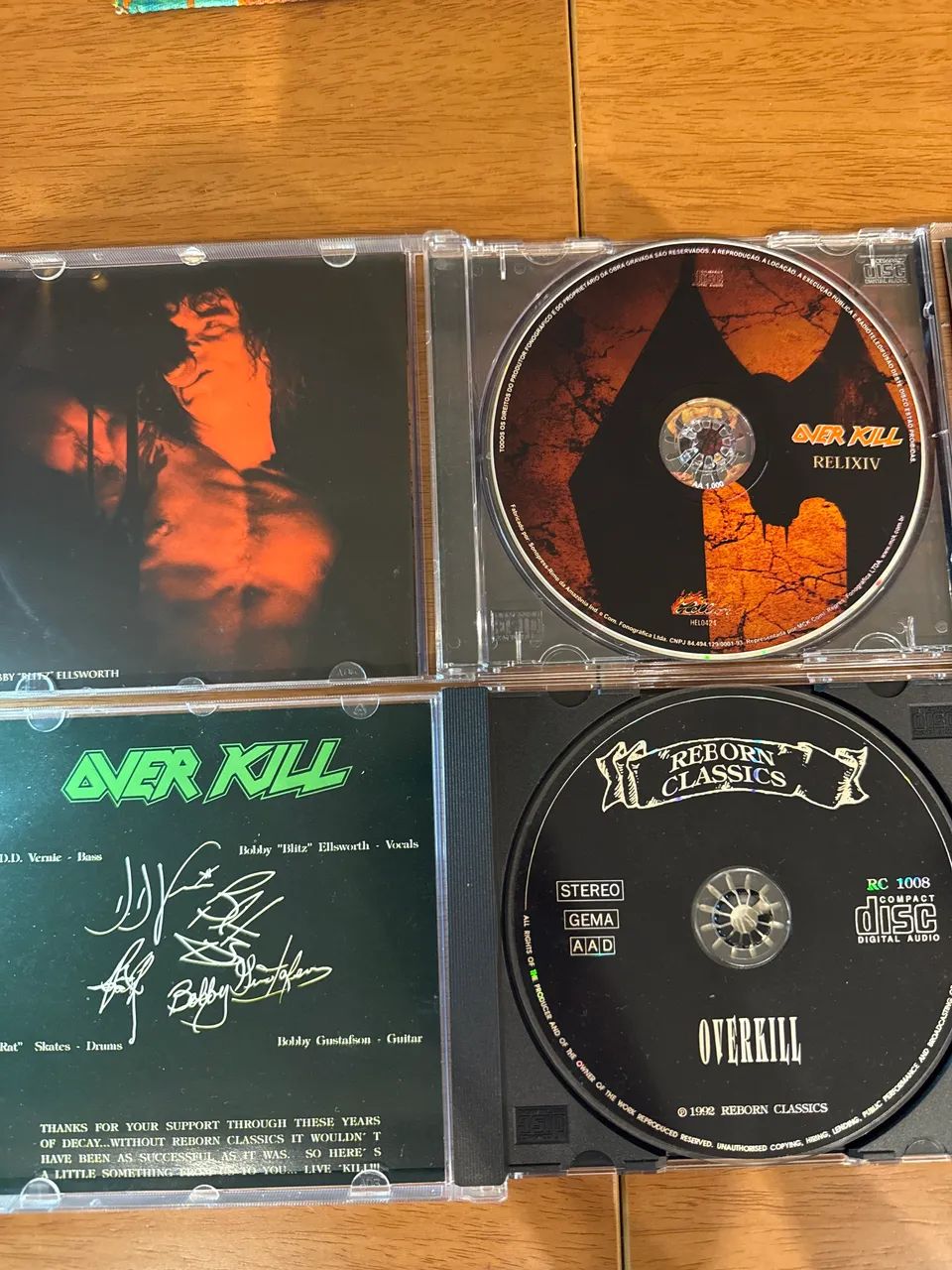 CDs OVERKILL USADOS EM EXCELENTE ESTADO DE CONSERVAÇÃO BITENCOM - Foto 5
