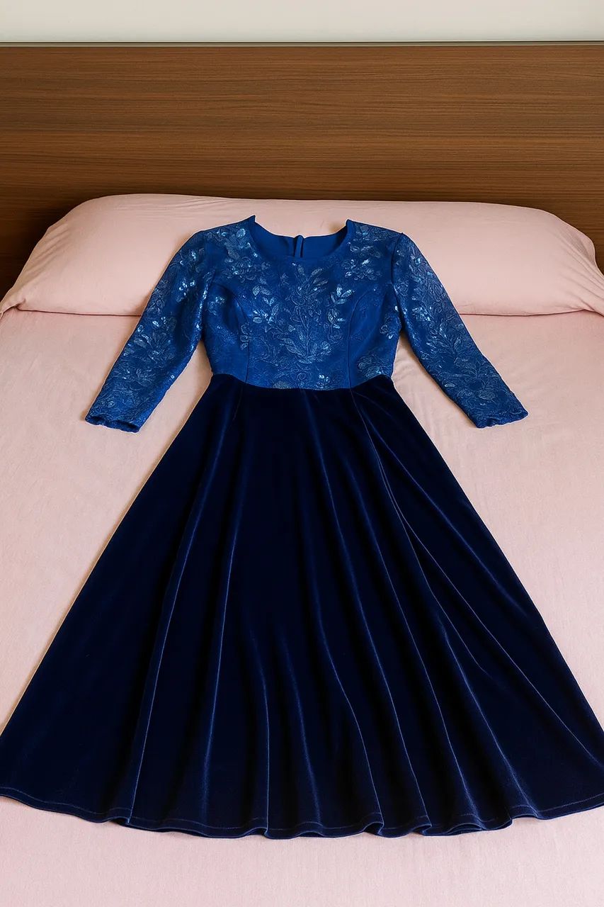 Vestido de festa em longo com saia destacável Roupas