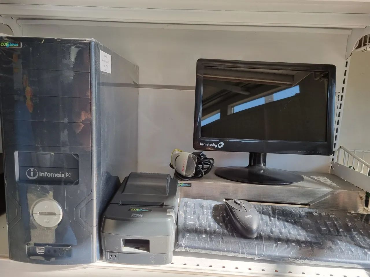 Kit para Comércio Computador Completo com Impressora de Cupom e Periféricos Apenas 999,00