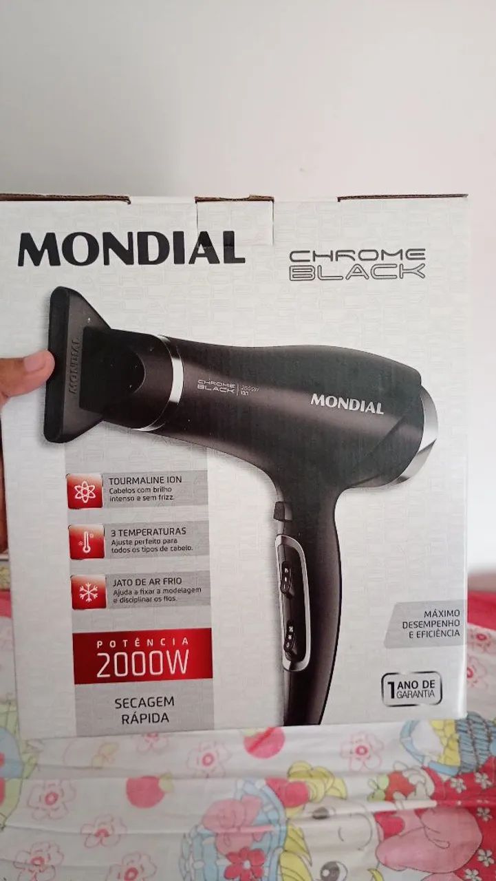 Secador Chrome Black 