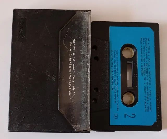 Fita Cassete K7 Jimi Hendrix Band Of Gypsys 2 Original - Foto 2