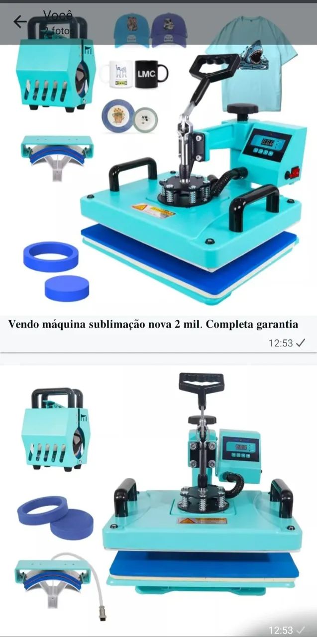 Máquina sublimação