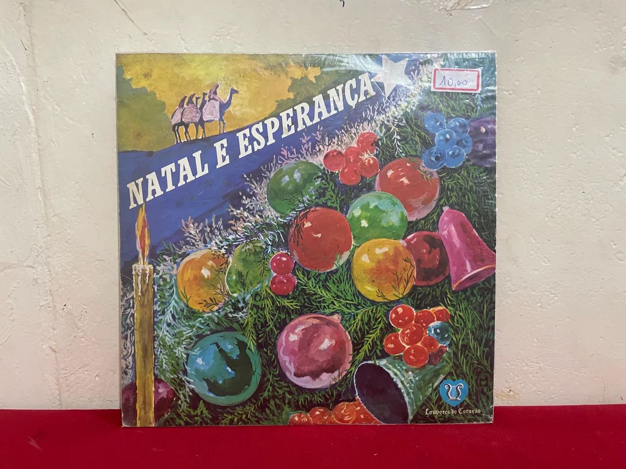 Disco de Vinil Conjunto de Vozes Novo Cântico Natal e Esperança 