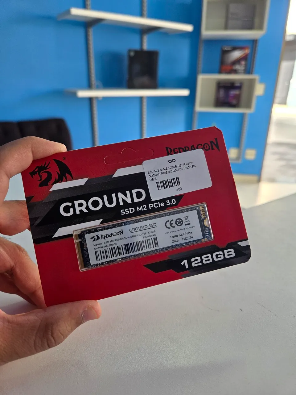 SSD M.2 NVMe 128GB REDRAGON