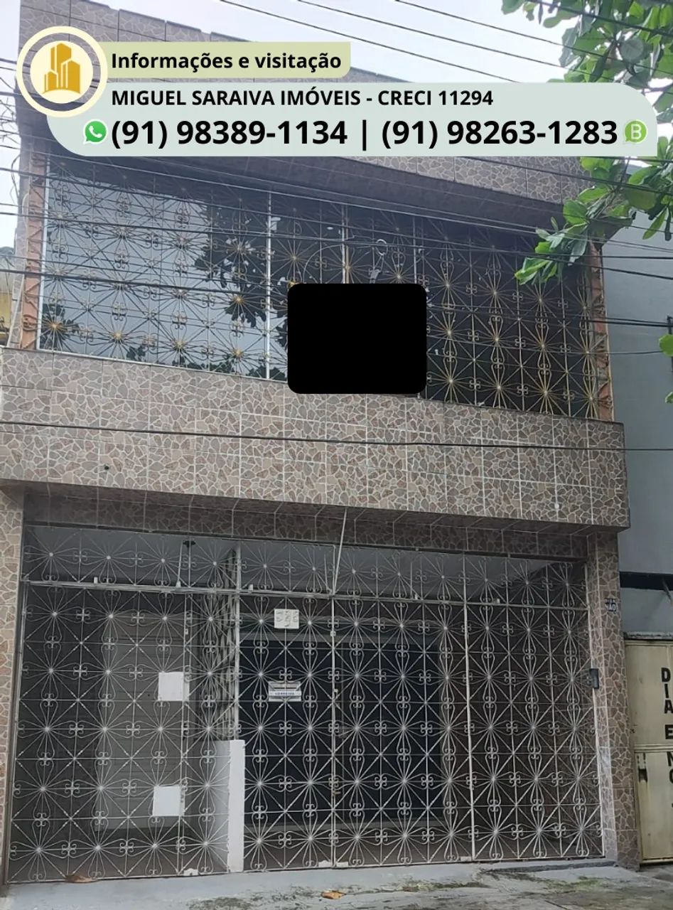 Sobrado para aluguel com 230 metros quadrados com 5 quartos em Jurunas - Belém - PA