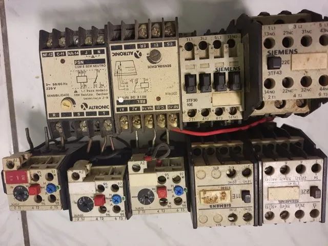 Contator e Relê para comandos elétrico ( Funcionado perfeito) - Não aceito Troca