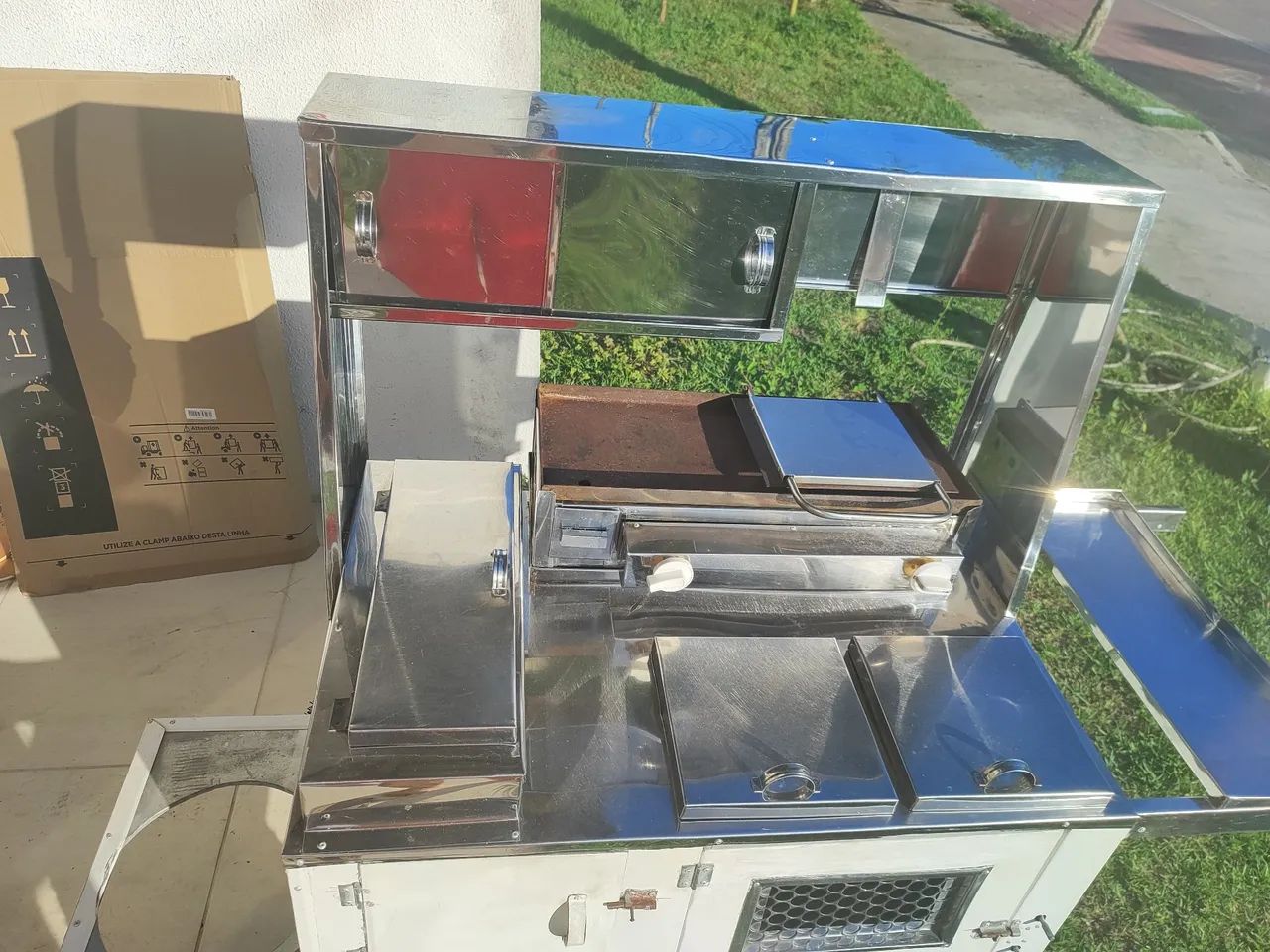 Carrinho completo inox semi-novo - Foto 5