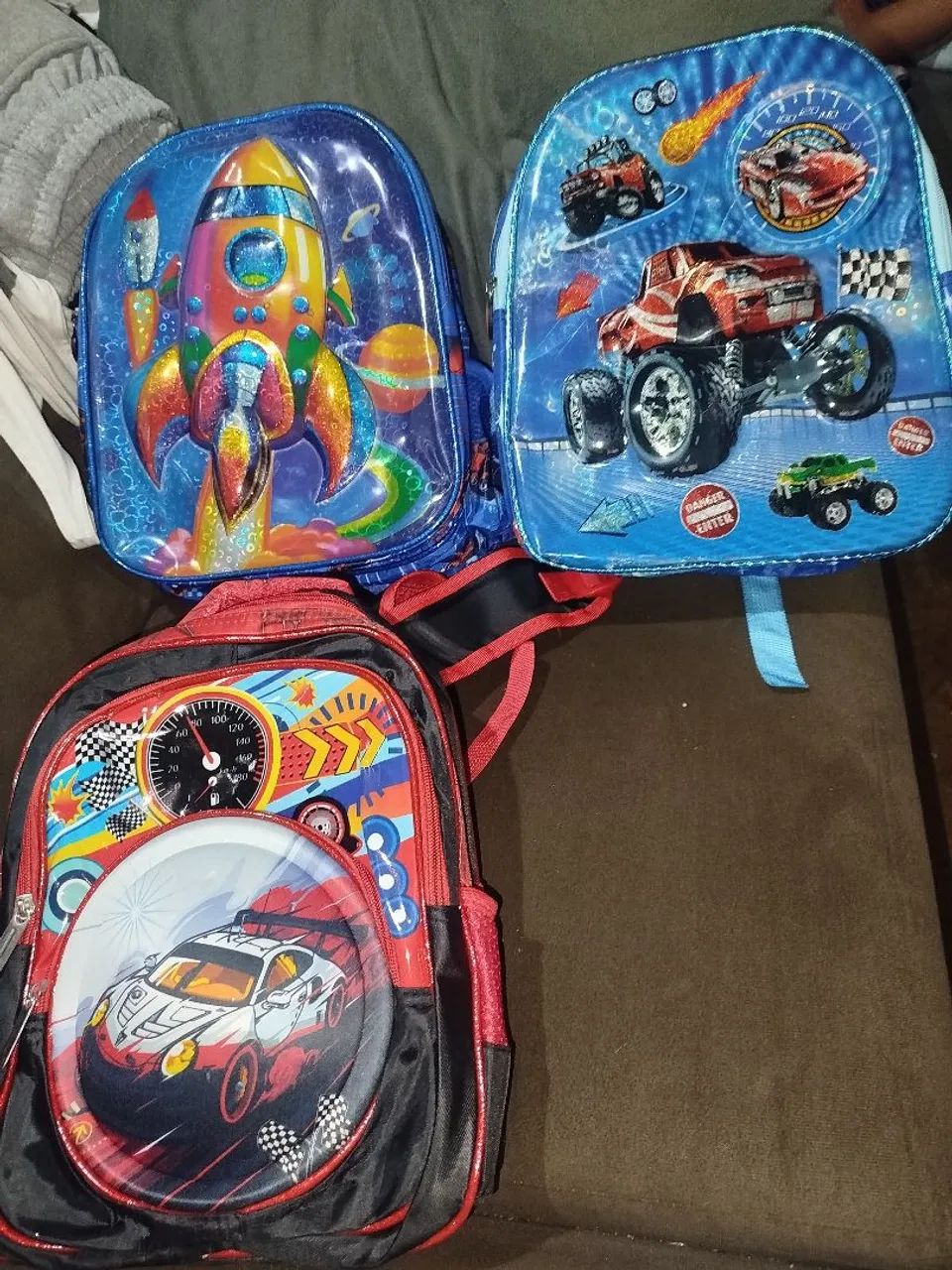 Mochilas Infantis 3D Lindas (PIX, DINHEIRO E CARTÃO).
