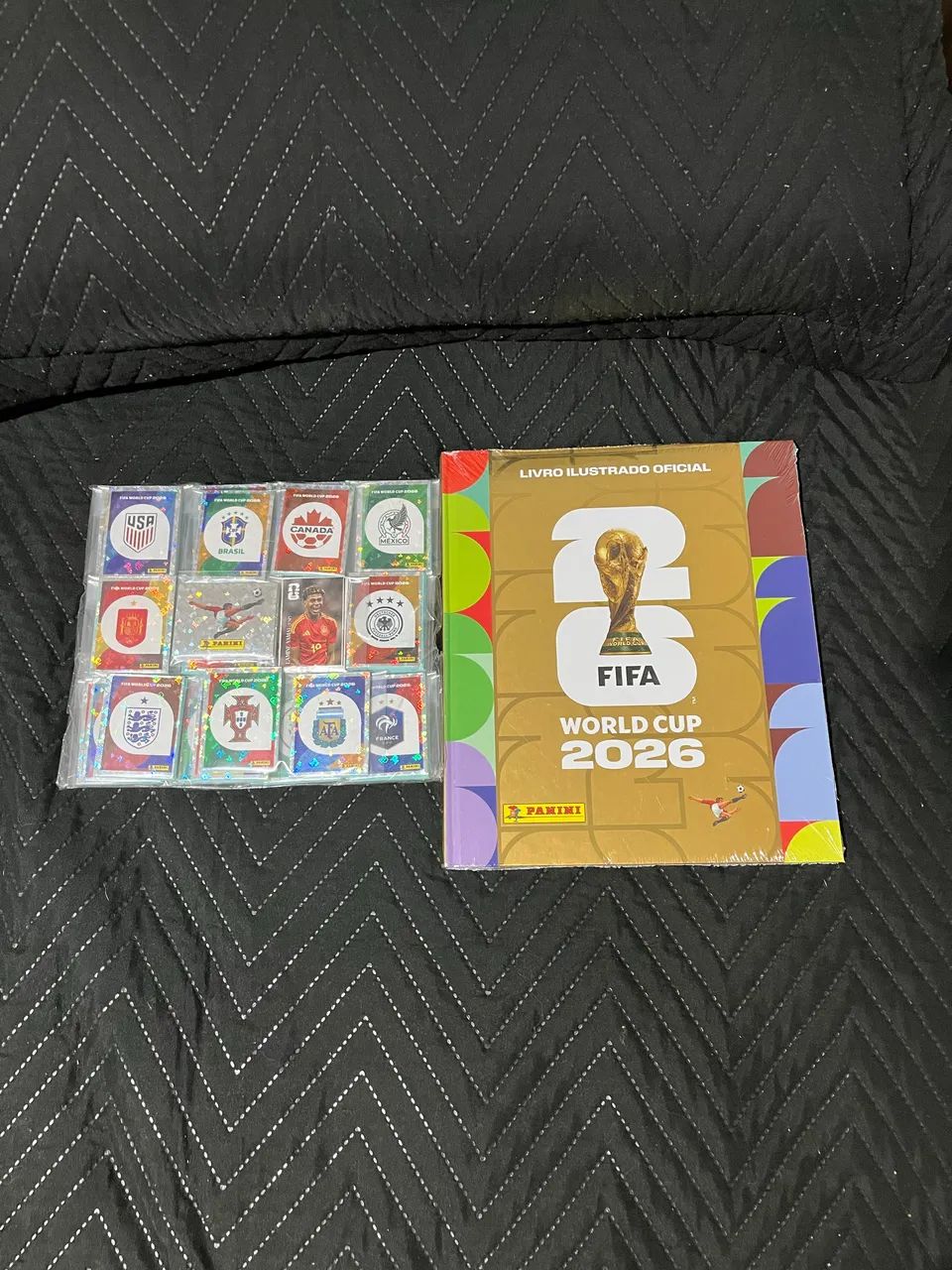 Álbum completo copa 26 com todas figurinhas para colar