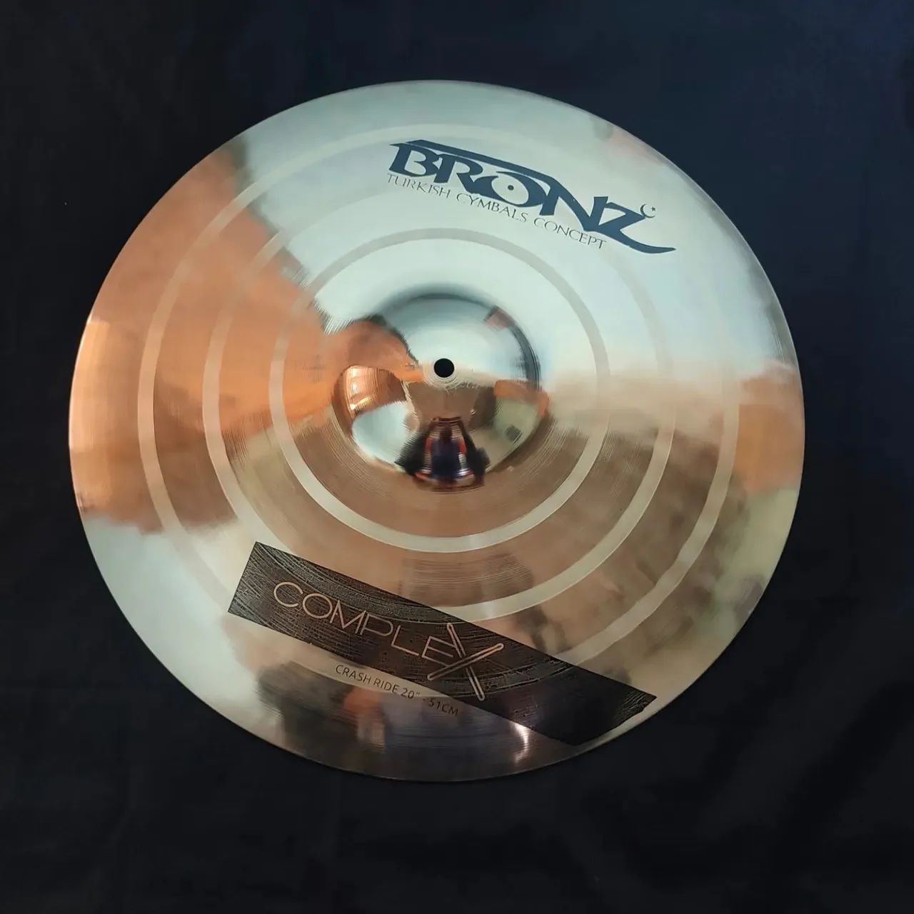 Prato Bronz Complex Crash Ride 20 - Instrumentos musicais