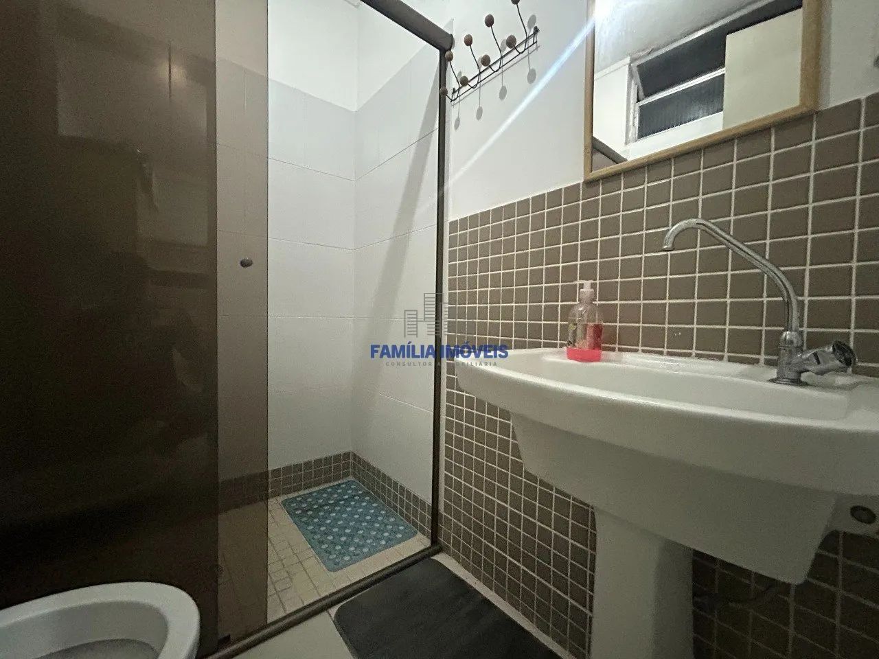 Alugar apartamento mobiliado 1 dormitório no Gonzaga em Santos SP. - Foto 12