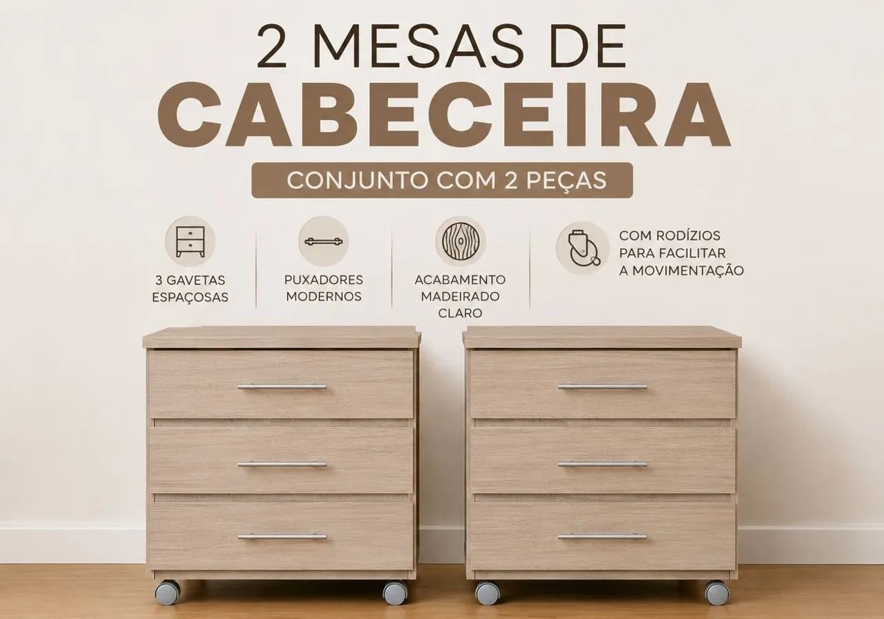 MESAS DE CABECEIRA 