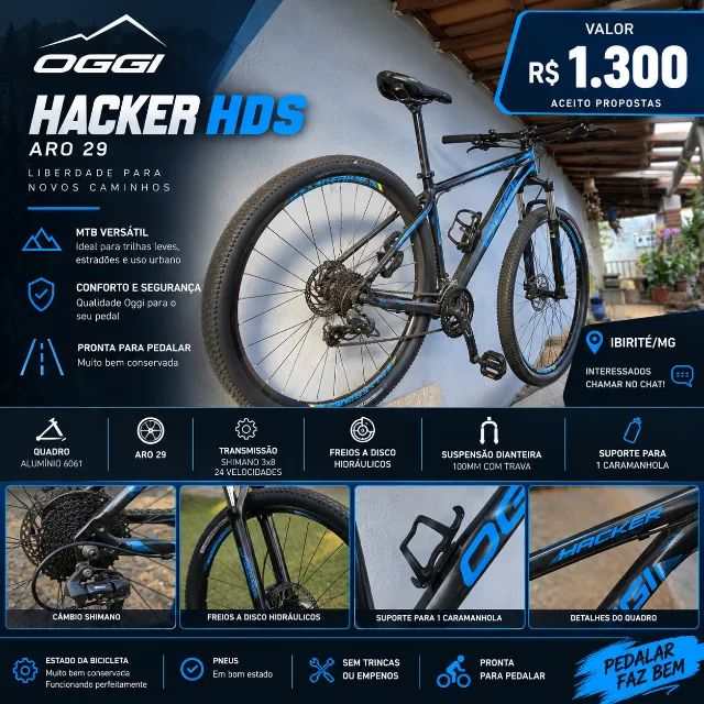 Bicicleta Oggi Hacker HDS