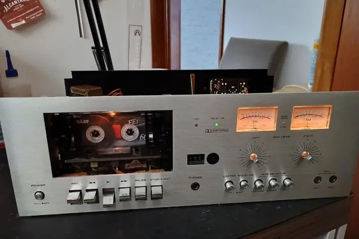 Tape Deck Akai Csd705d