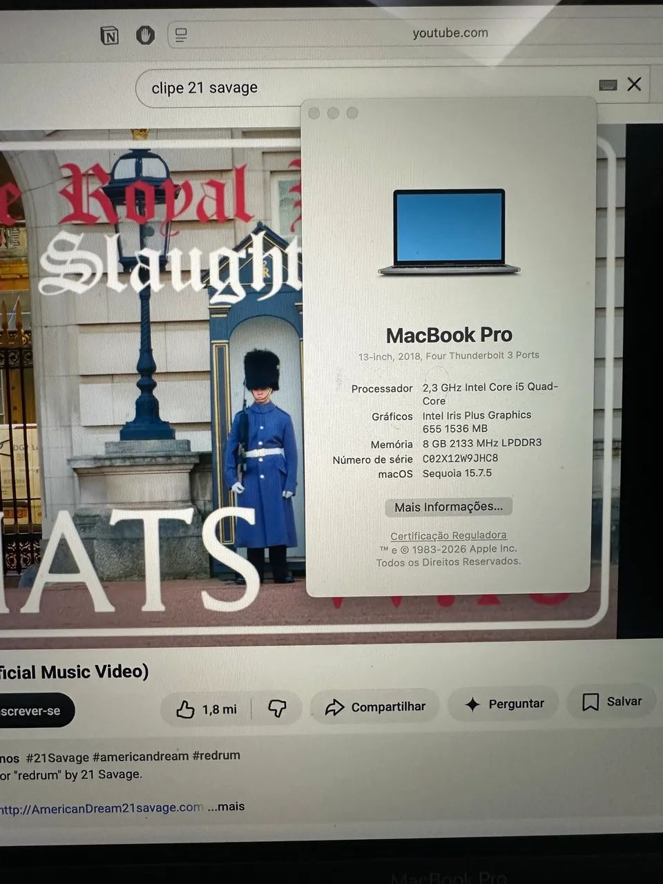 MacBook Pro 2018 13? i5 8gb ram 256 gb  - Foto 5