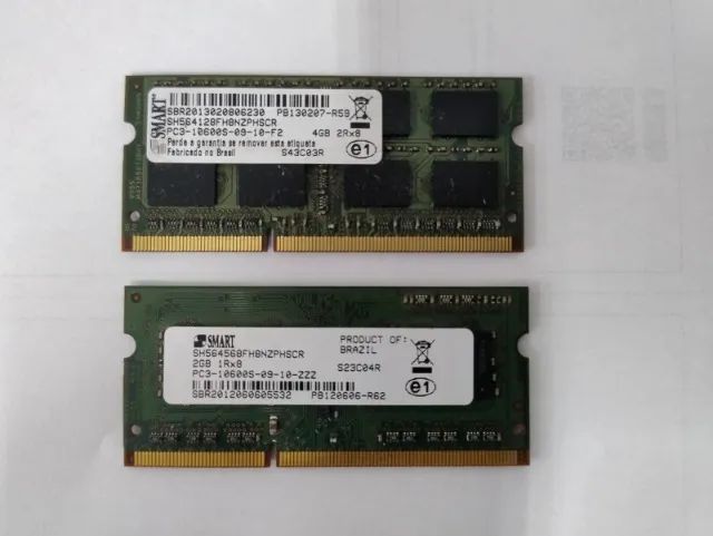 Memoria Smart Notebook DDR3
