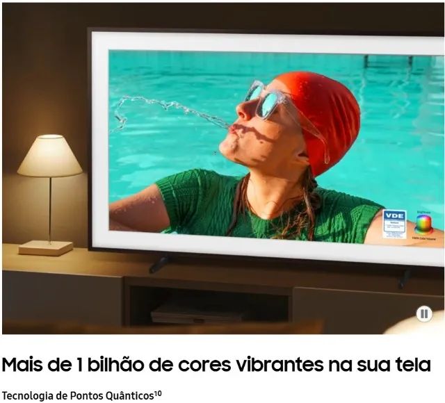 Smart Tv 55" Samsung The Frame 4k - Foto 3