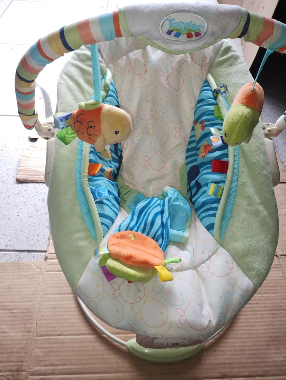 Cadeirinha balanço vibratória Fischer  - Foto 4