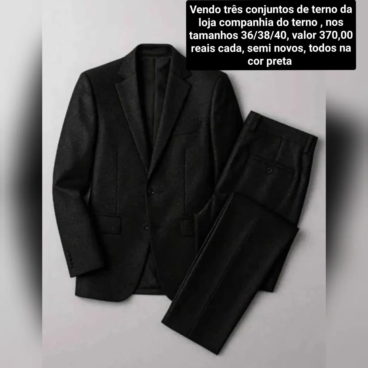 Terno masculino completo 