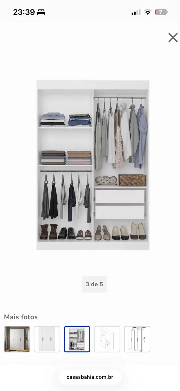 Guarda roupa 4 portas  - Foto 3