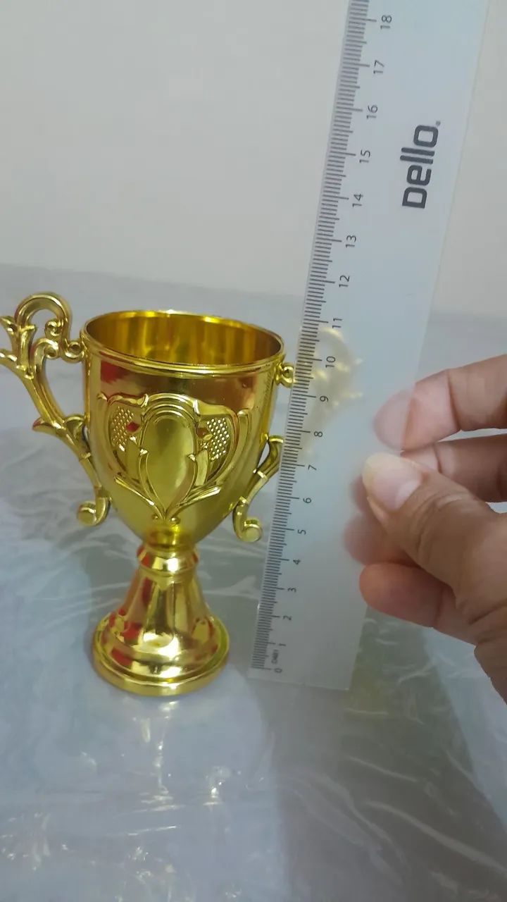 Troféu Taça  Dourada 10cm - Foto 3