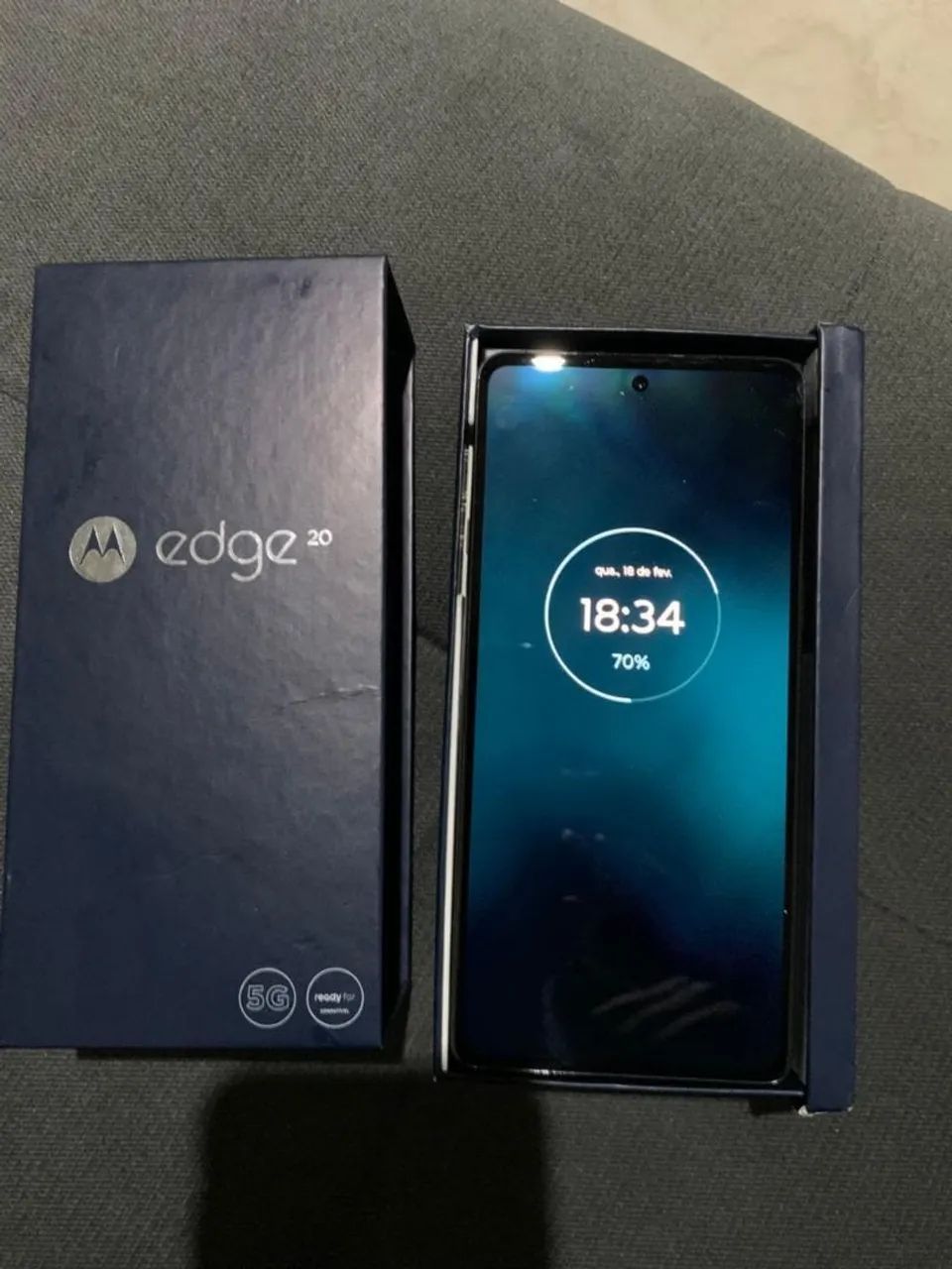 Motorola Edge 20 com caixa - Foto 2