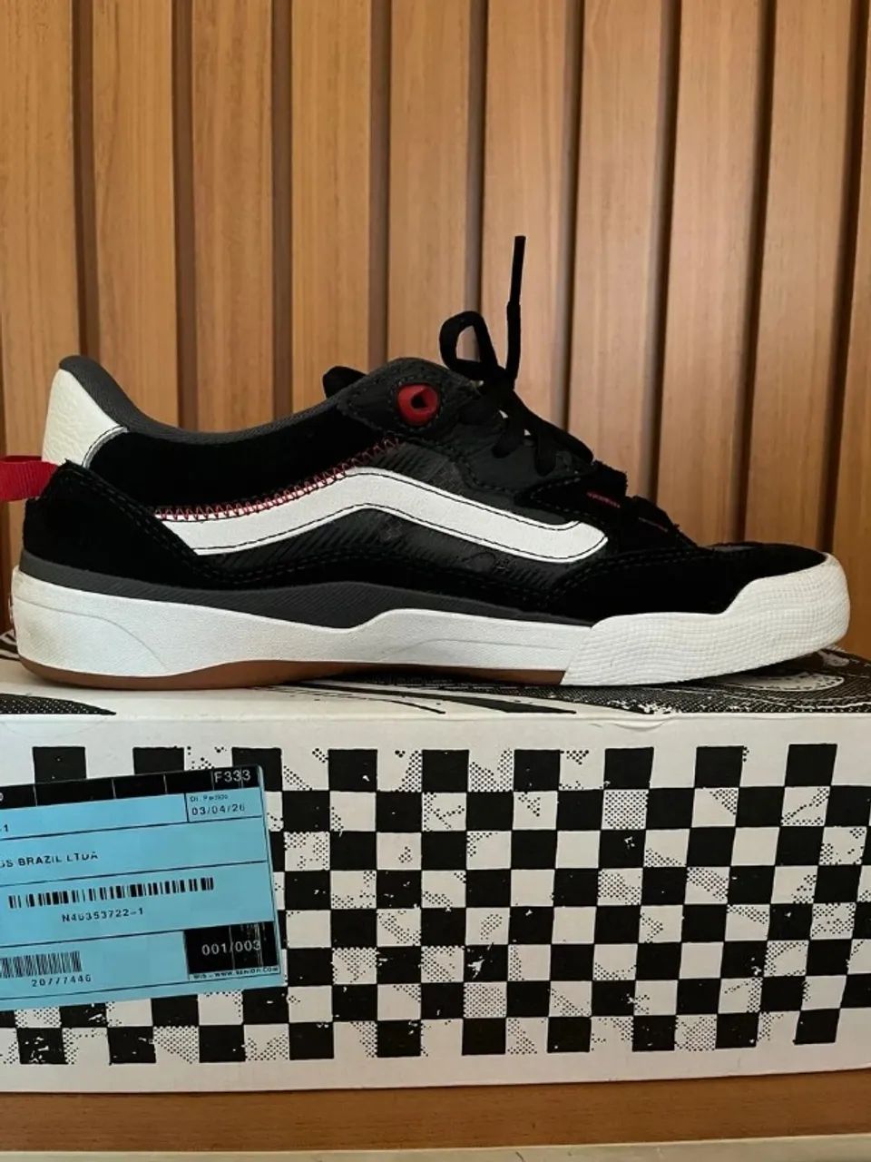 Tênis Wayvee 2.0 Skate Black White/Red