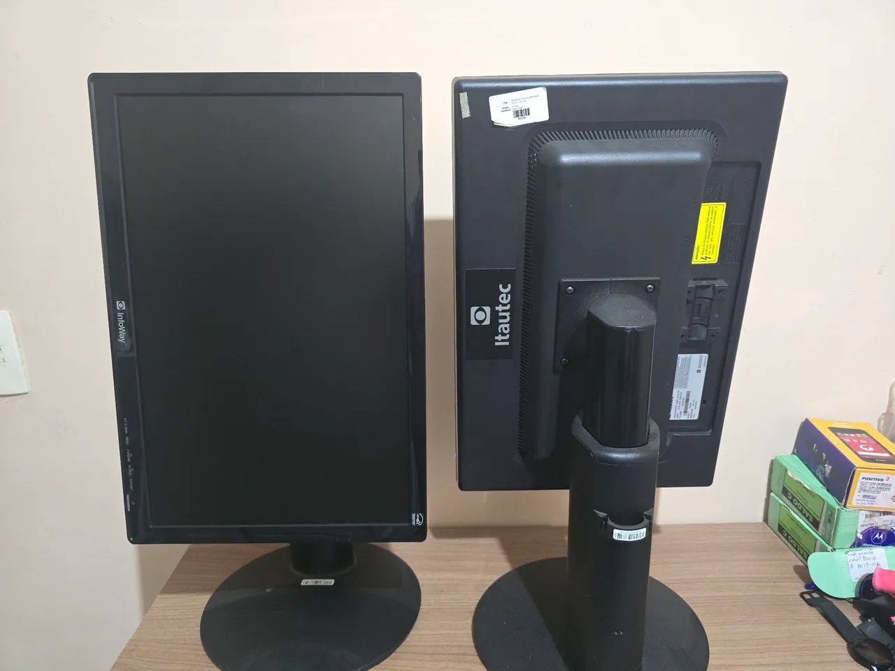 2 Monitores LCD Itautec 19 polegadas - Foto 2
