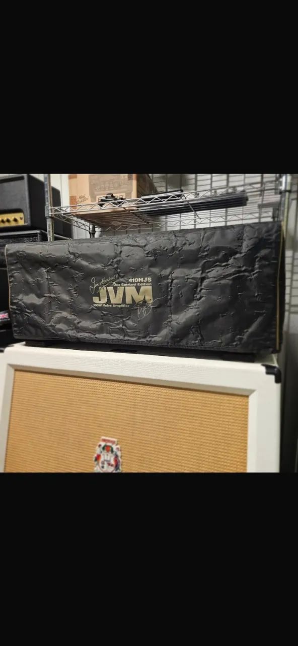 Marshall JVM Satriani 110v com capa e foot  - Foto 2
