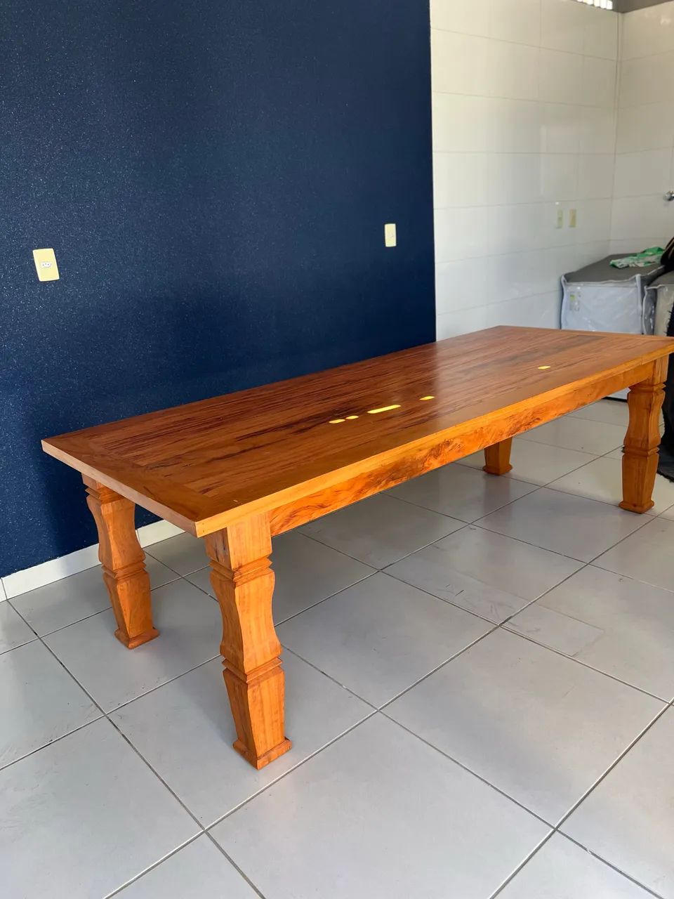Mesa em madeira peroba rosa - Foto 2