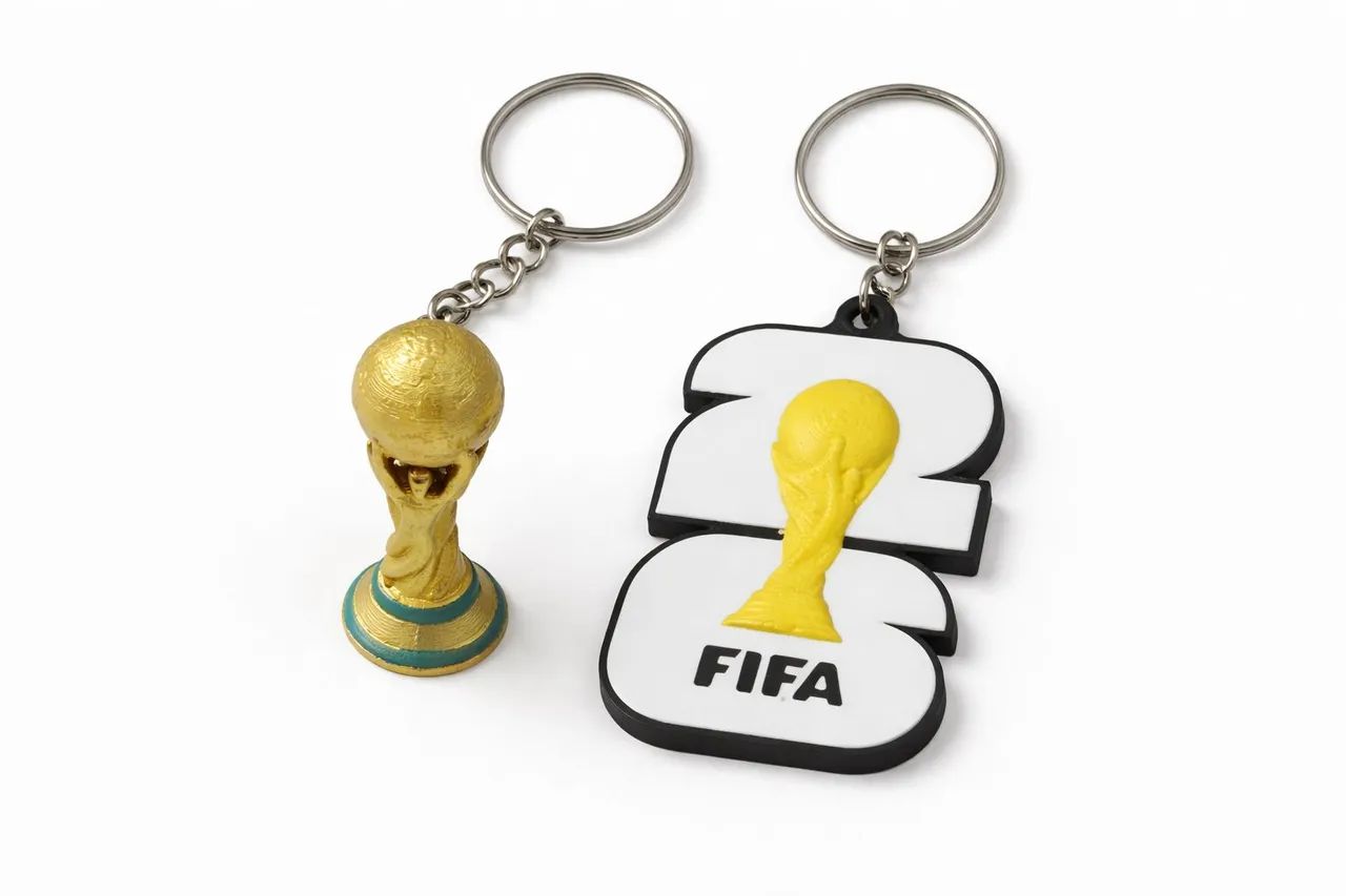 Kit chaveiros coleção Copa do Mundo