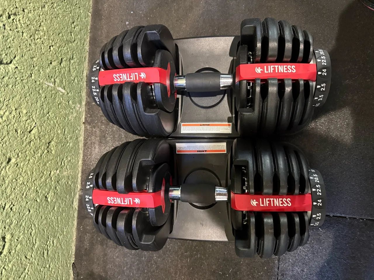 Par de halter regulável 24kg