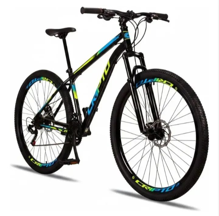 Bicicleta Aro 29 MTB Cripto - 21 Marchas, Freio a Disco e Suspensão - Foto 3