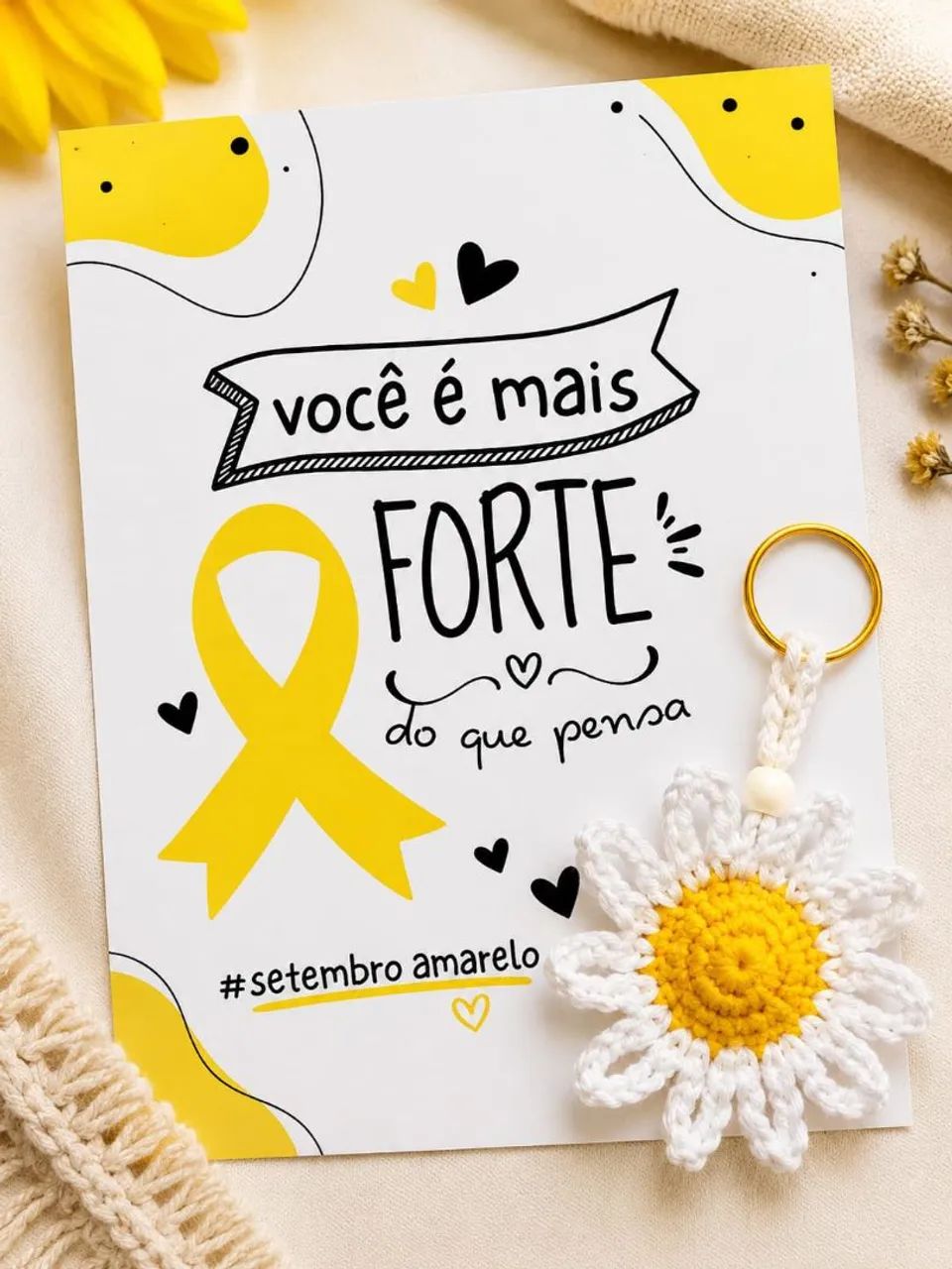 Lembrancinha Setembro Amarelo  - Foto 2