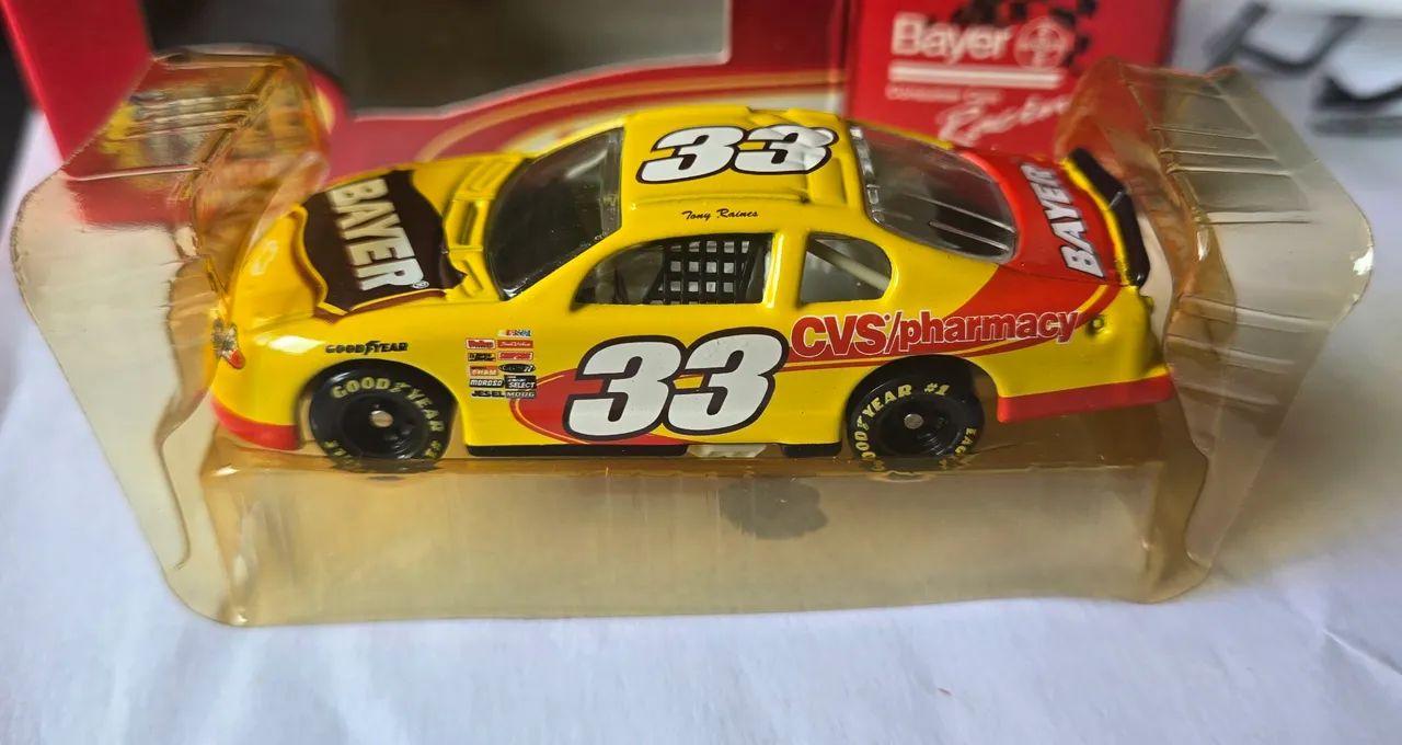 miniatura nascar team caliber bayer racing #33 1/64 - Foto 3