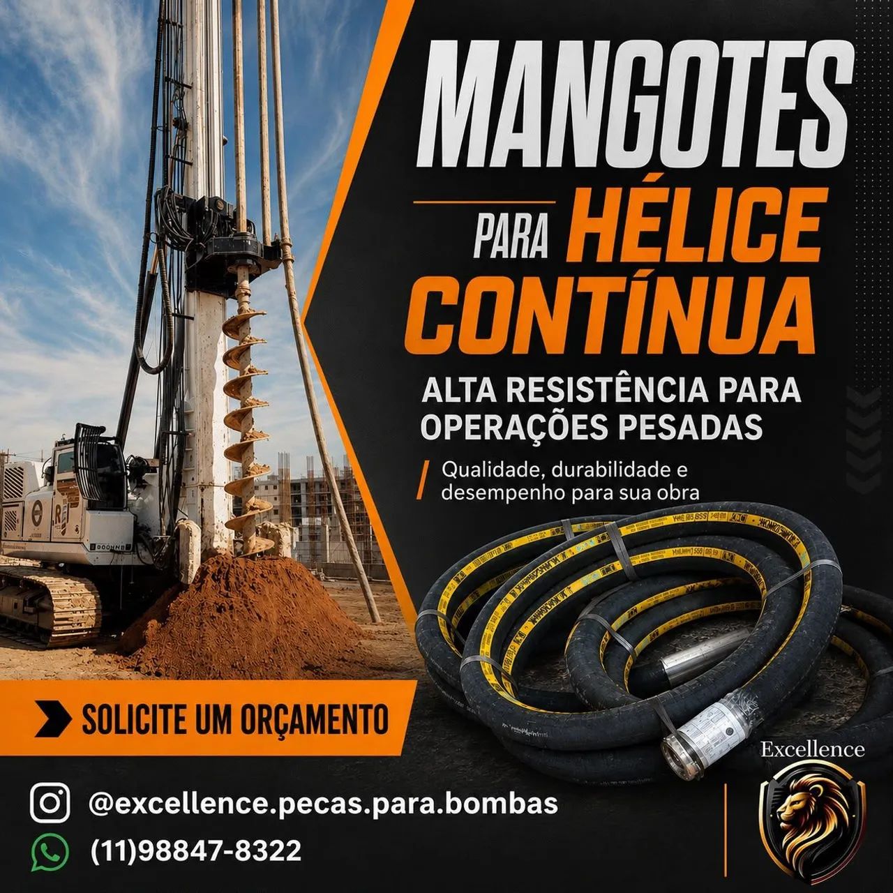 Mangote para bombas de concreto - Foto 2