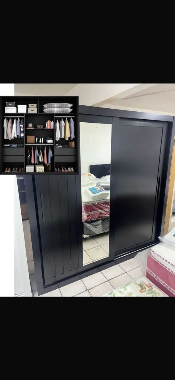 Guarda roupa de casal com montagem inclusa