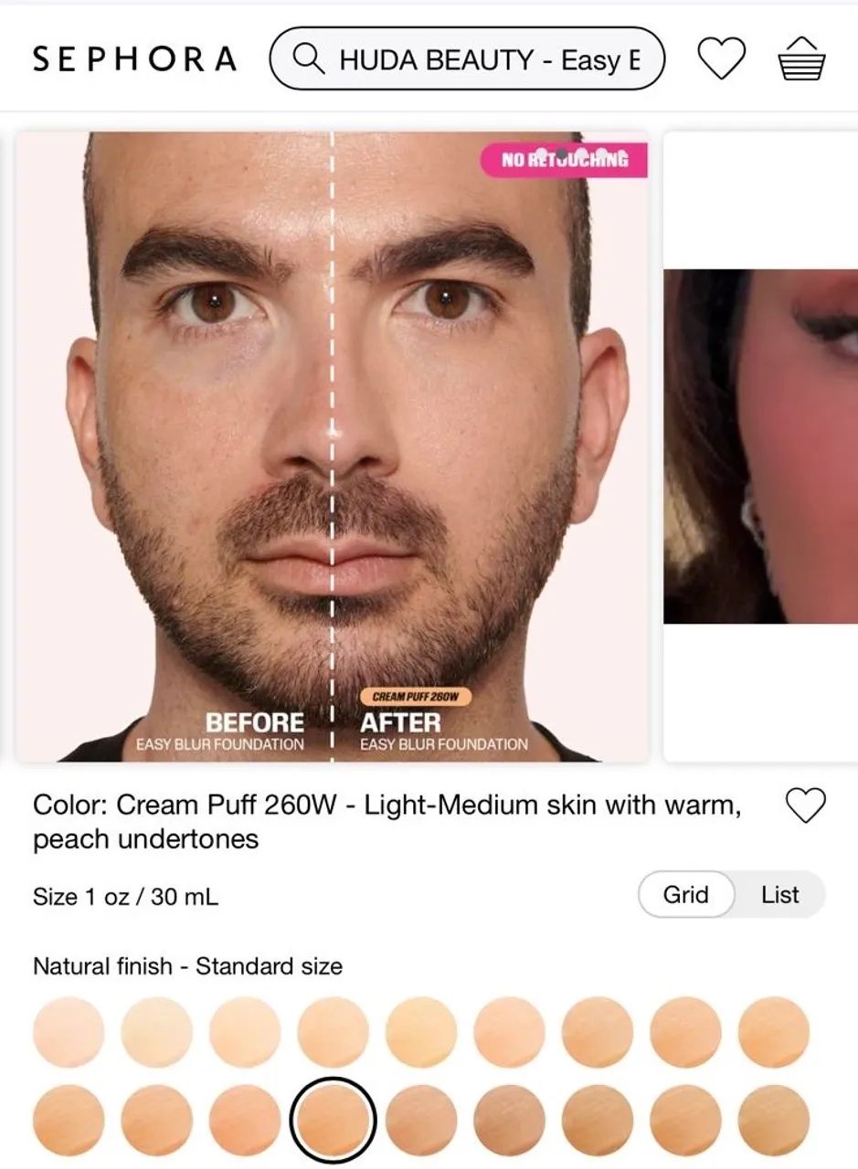 Base Easy Blur - Huda Beauty  - Foto 5